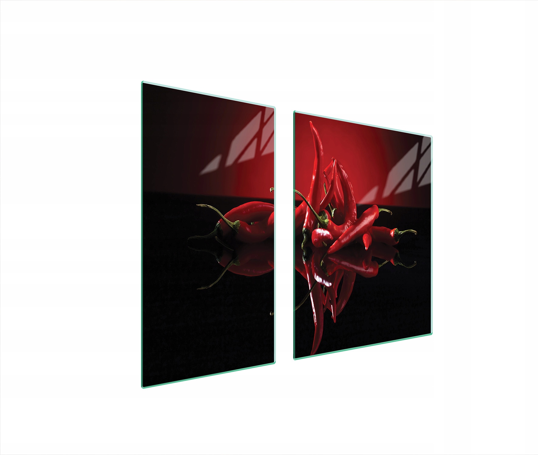 Skleněná Ochranná Deska Na Sporák 90x52 Chilli Tvrzené Sklo