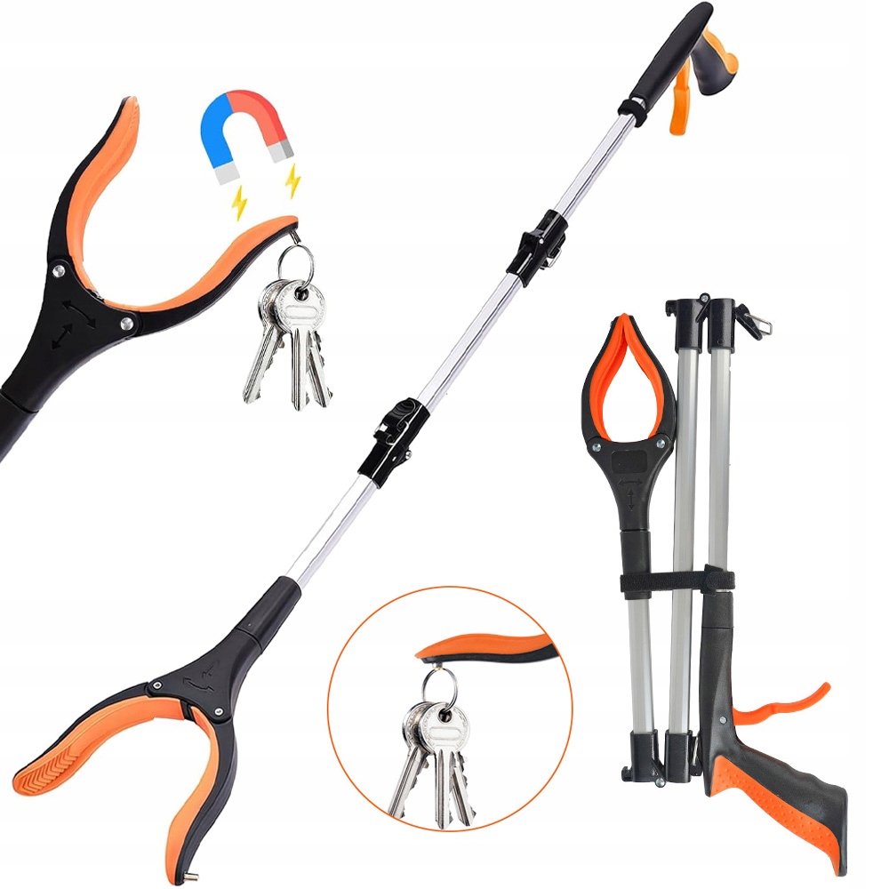 Uchopovač odpadků 109 cm, třískládací, praktické nářadí