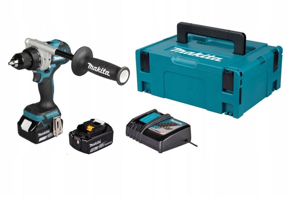 Makita DDF492RTJ Akumulátorový aku vrtačka 2 x 5 Ah