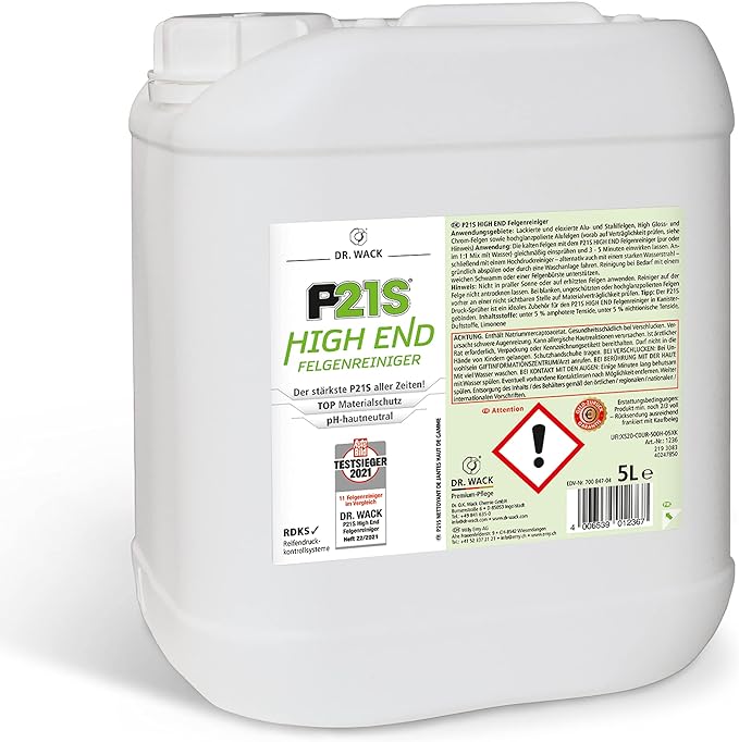 Dr.Wack premium P21S HIGH środek do czyszczenia felg 5 L DEFEKT OPAKOWANIA