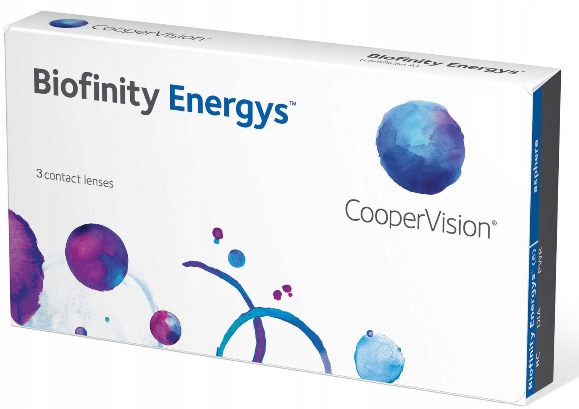 

Soczewki miesięczne Biofinity Energys 3 szt. +8.00