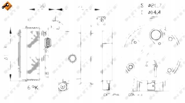 nrf 32102 Компрессор кондиционера,