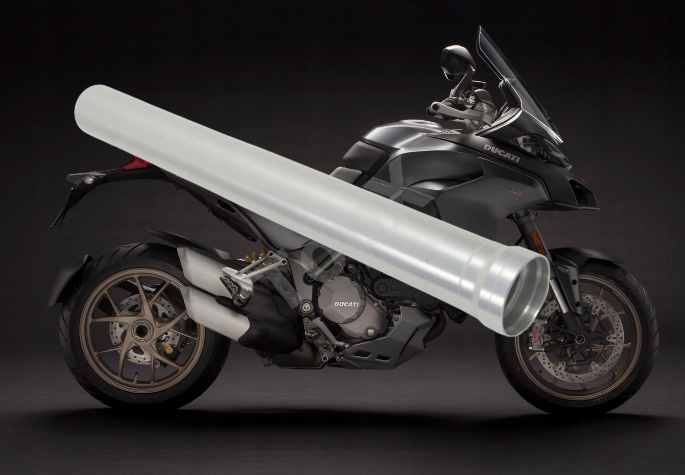TopX Goleń Trubka laga tlumič Odpružení Ducati Multistrada 1260 1 Ks