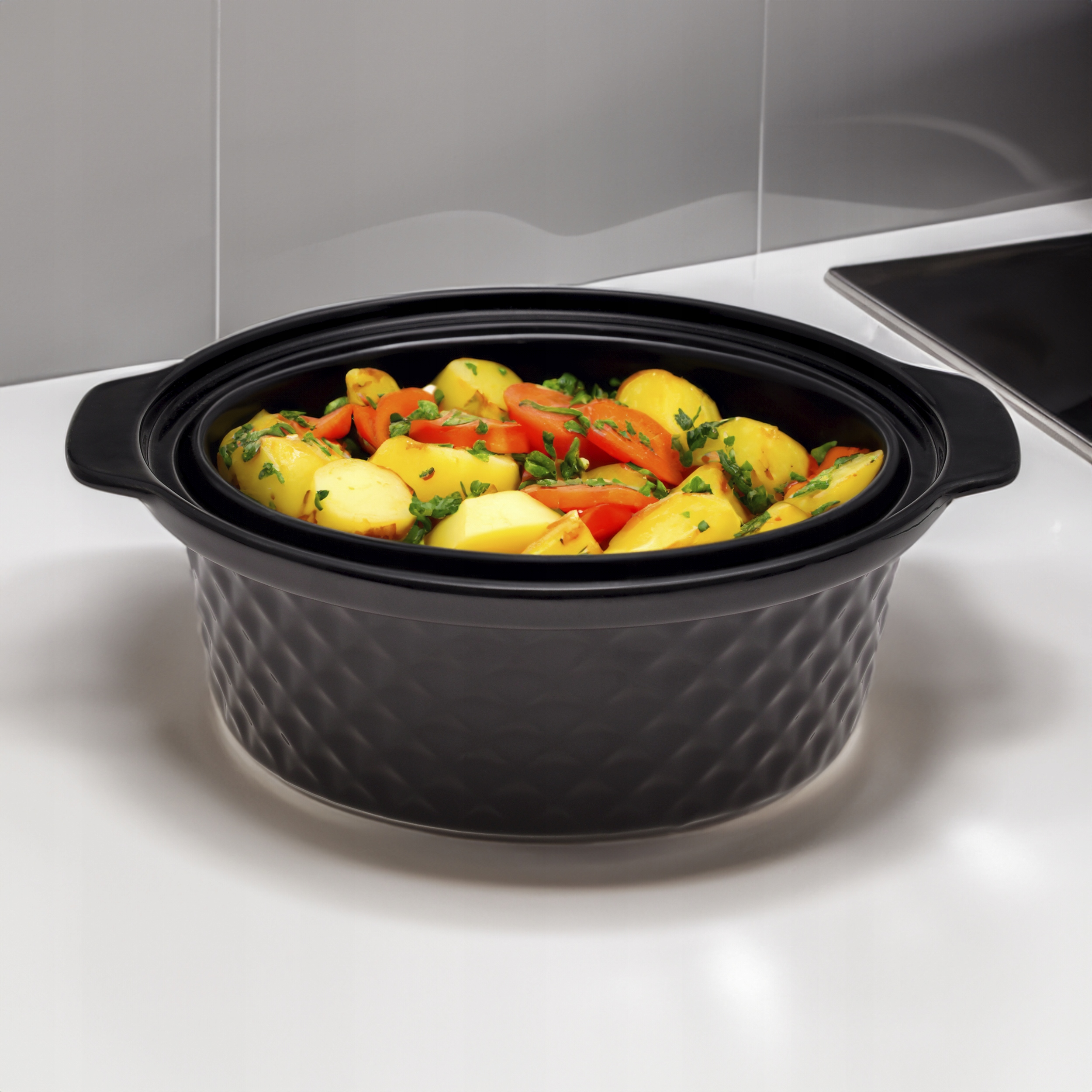 NACZYNIE CERAMICZNE ŻAROODPORNE Z PODGRZEWACZEM KAMILLE Pojemność 1.5 l