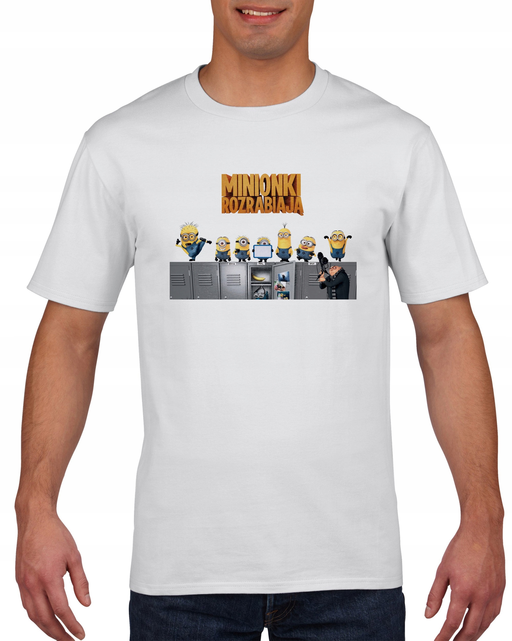 

Koszulka meska Minionki Gru Dave Bob Kevin XL