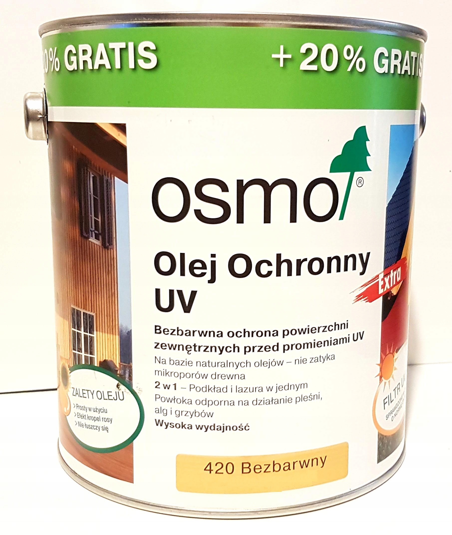 

Osmo 420 Olej Ochronny Uv Bezbarwny 3L Gliwice