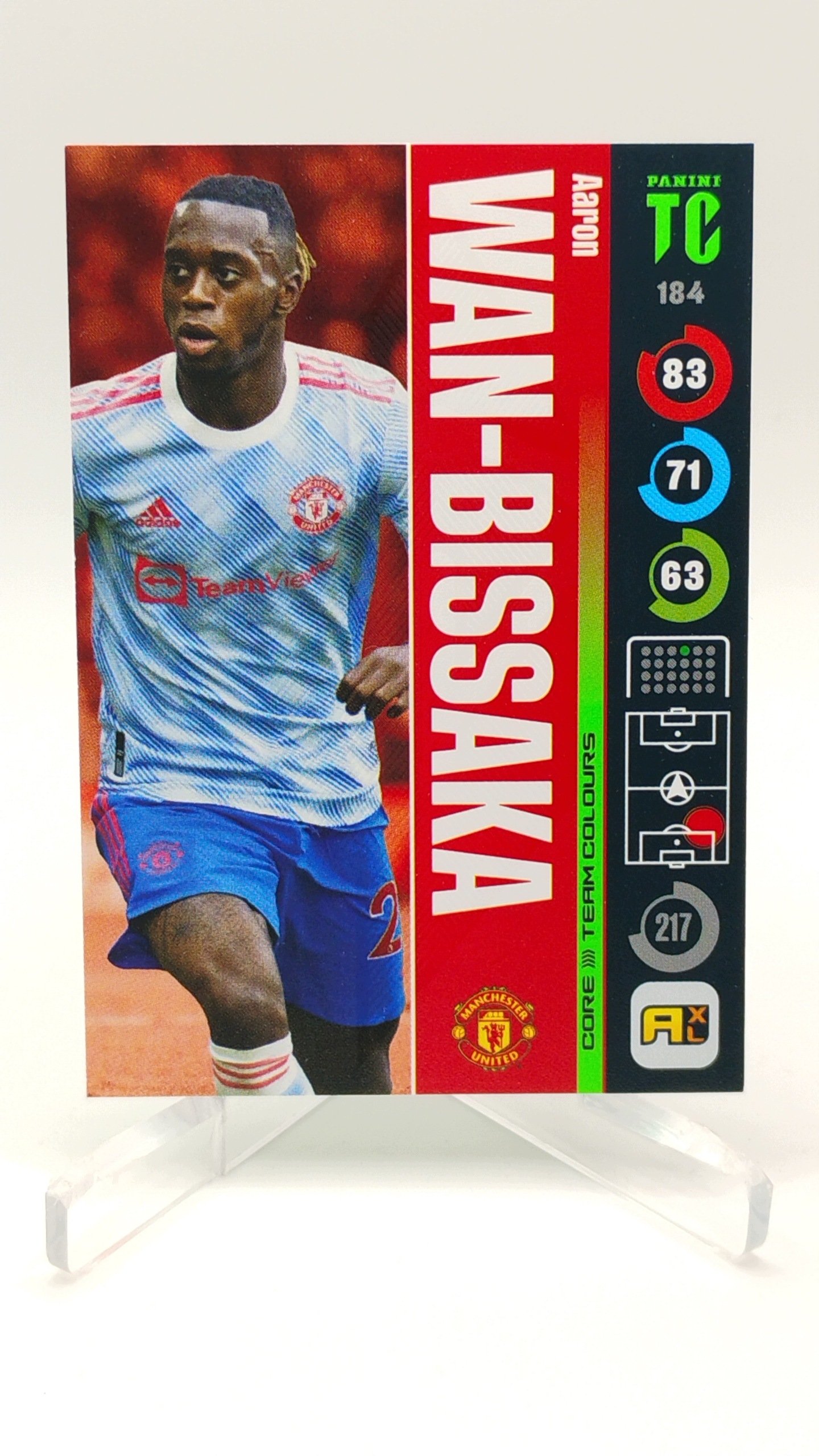 Panini Top Class 2022 Team Colour 184 Aaron Wan-bissaka Manchester United