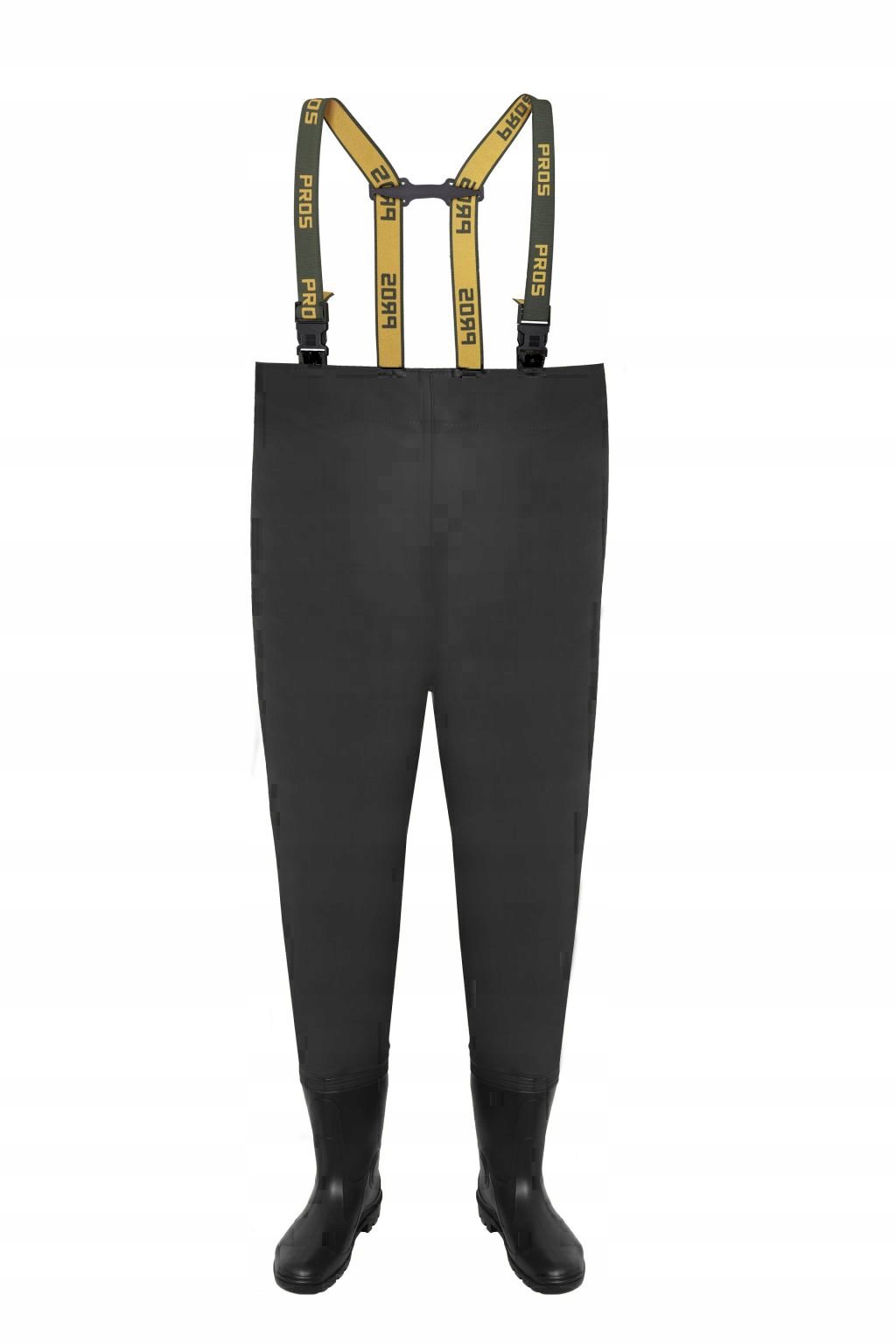 Spodniobuty Wodery Czarne Wędkarskie Pros rozm. 40