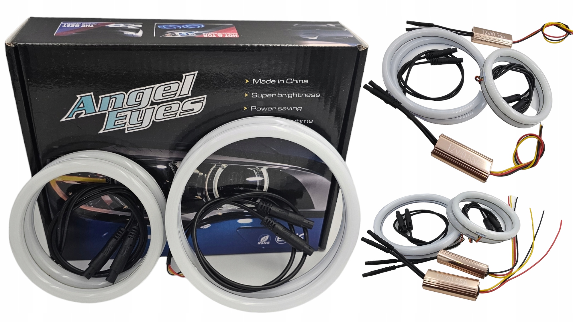 2v1 Dvojbarev Bavlněné Led kroužky Bmw Řady 7 E63