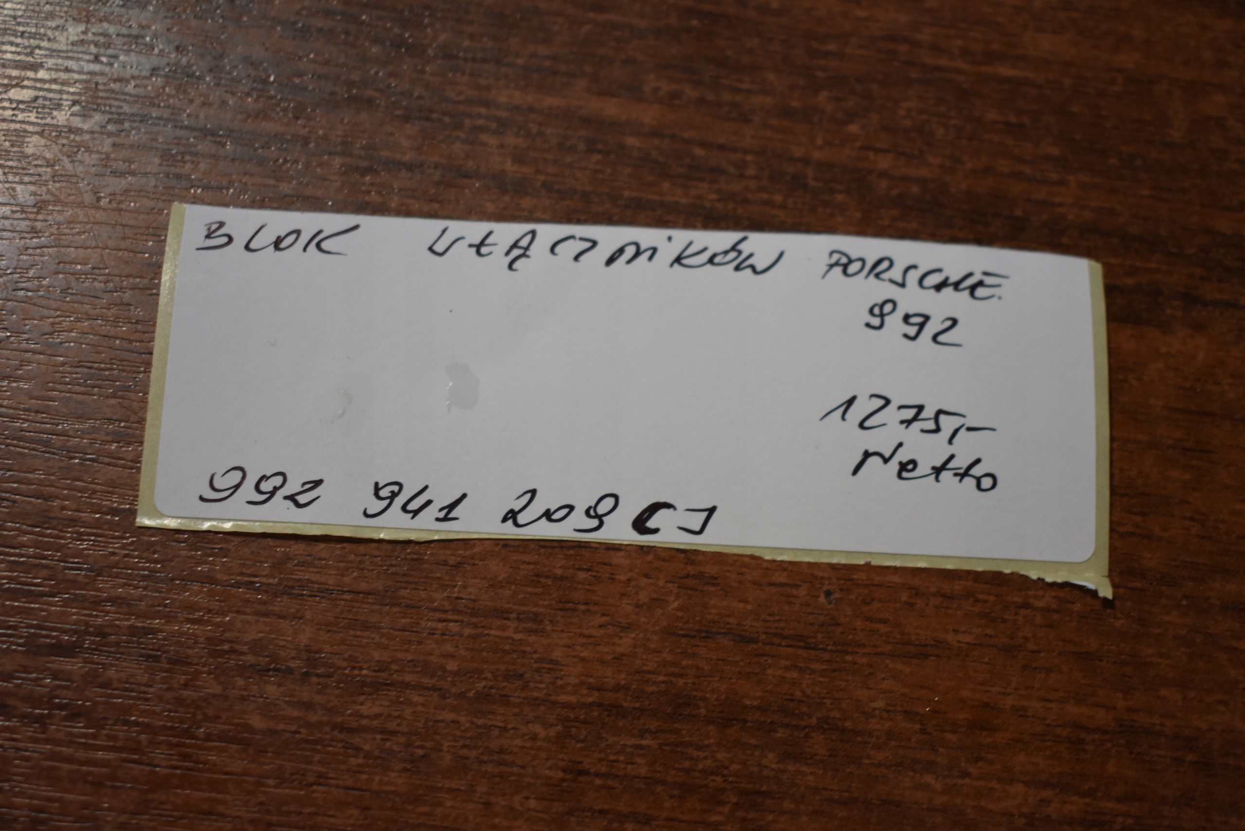 IDEALNY PANEL BLOK WLACZNIKOW PORSCHE 992 1 9