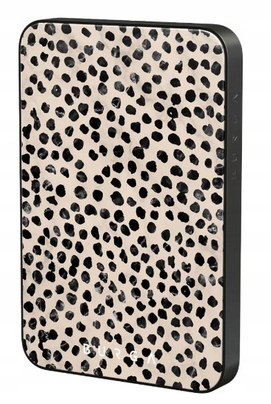Burga Almond Latte Gunmetal Magnetic Power Bank 5000