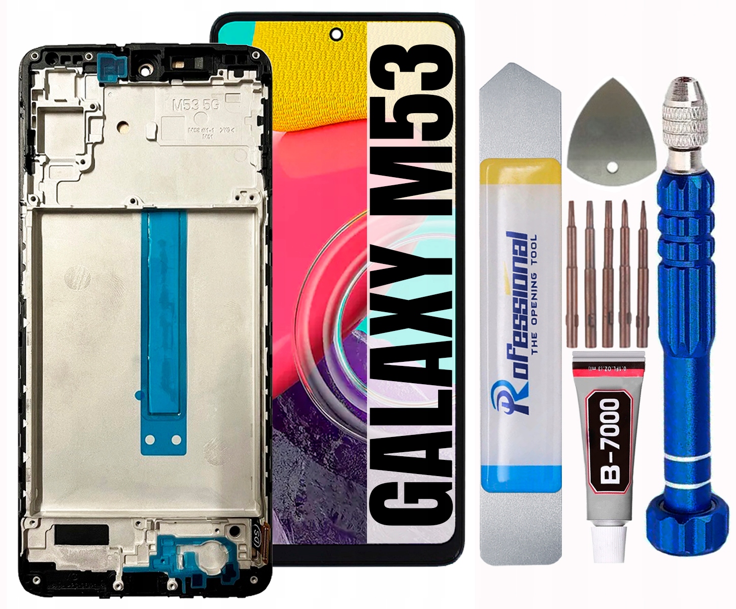 Displej Pro Samsung Galaxy M53 M536 M536B Incell LCD Rámeček