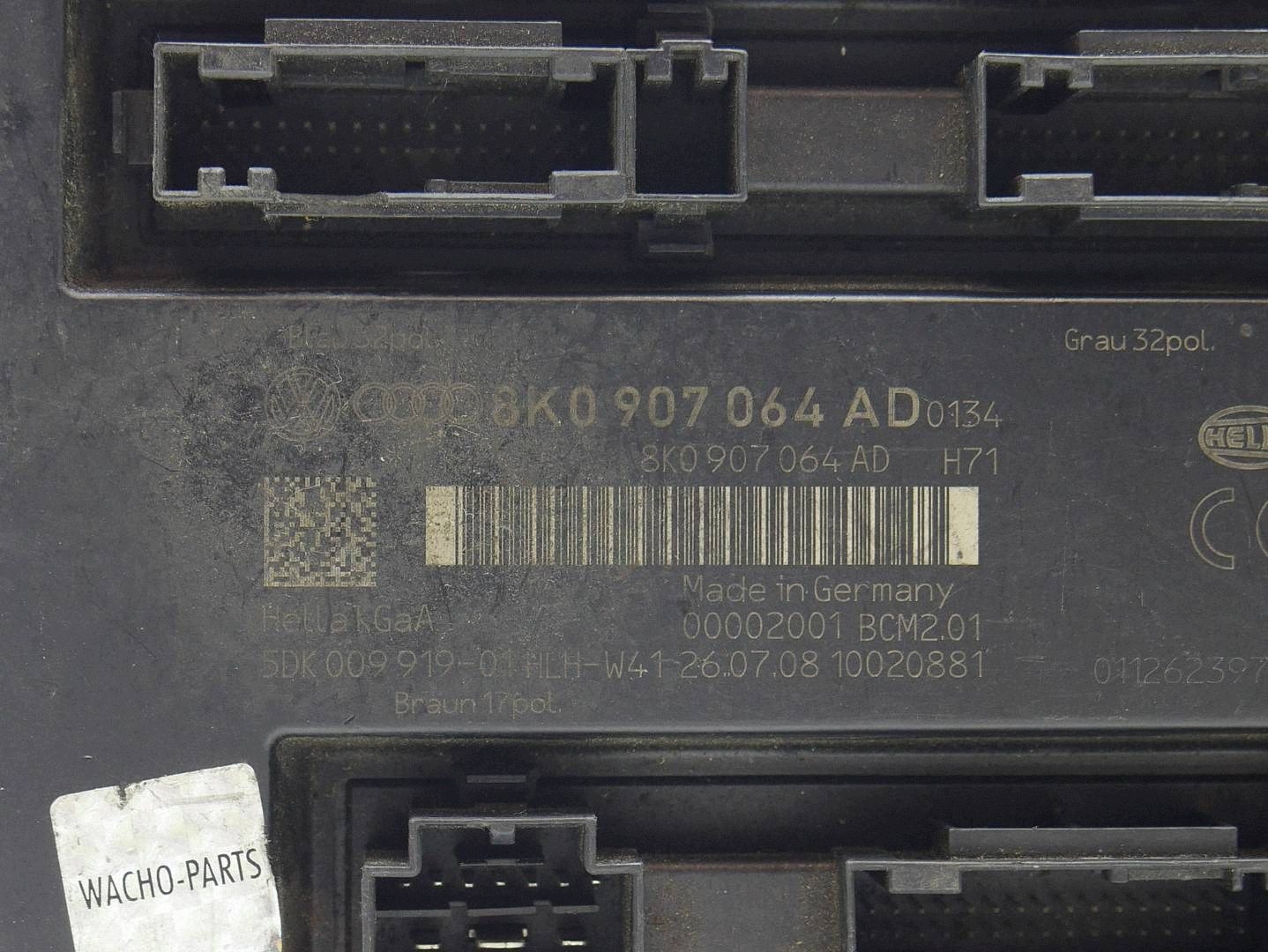 module control unit KOMFORTU AUDI A4 B8 8K0907064AD