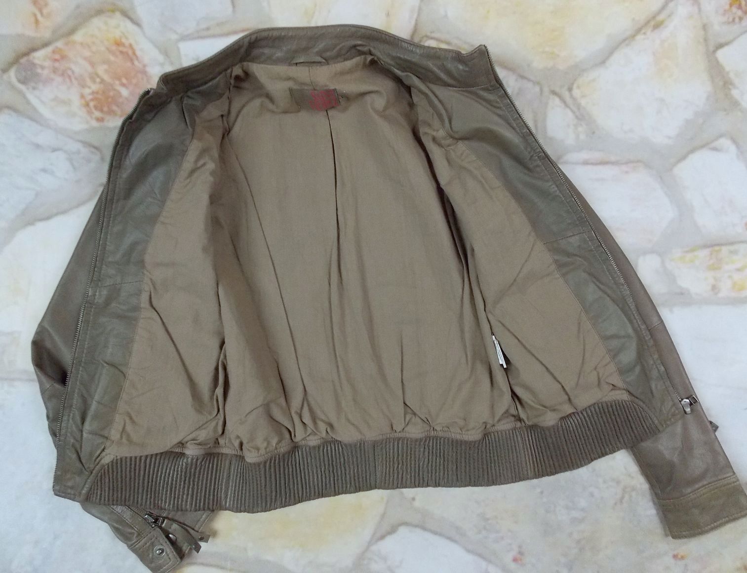 SAINT TROPEZ skórzana kurtka damska ramoneska S Rozmiar S/M