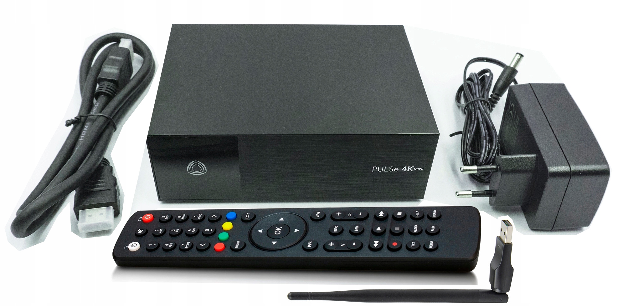 TUNER AB PULSe 4K Mini SE NAJNOWSZA WERSJA 2024 1xDVB-S2X E2 OSCAM CI+ WiFi Transmisja HD