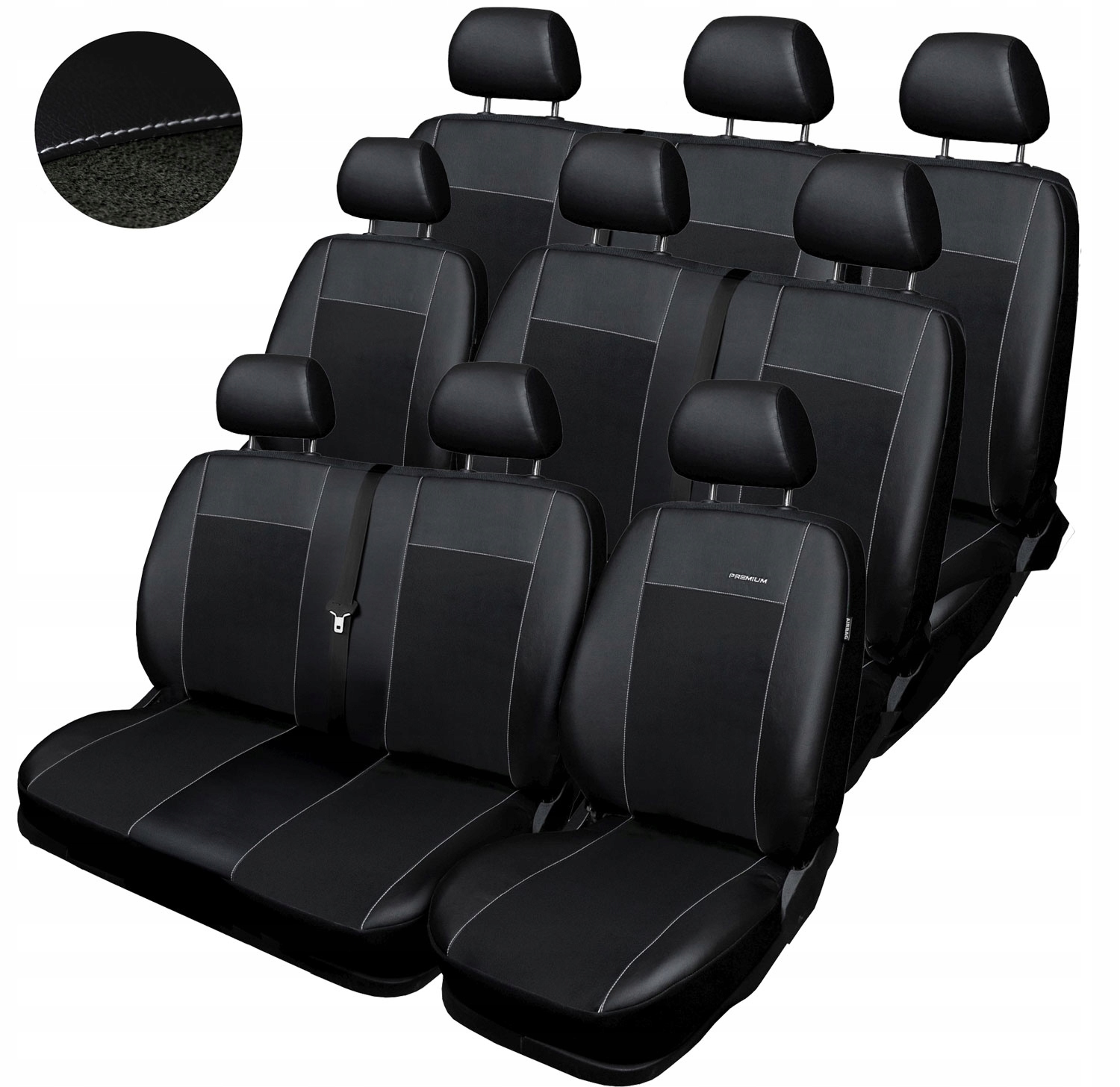 

Pokrowce miarowe Premium do Opel Vivaro 9os. 01-14