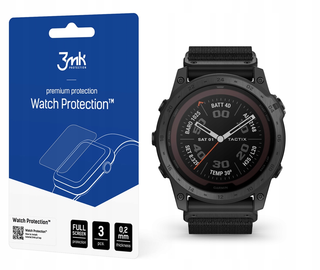 Sklo FlexibleGlass 3MK pro hodinky Garmin Tactix 7 Watch