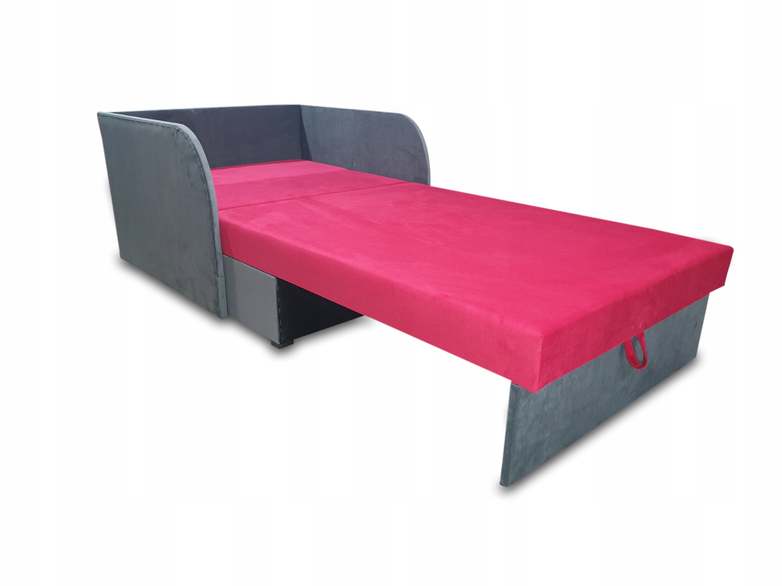 Rozkładany fotel dla dziecka, łóżko dziecięce sofa Długość 172 cm