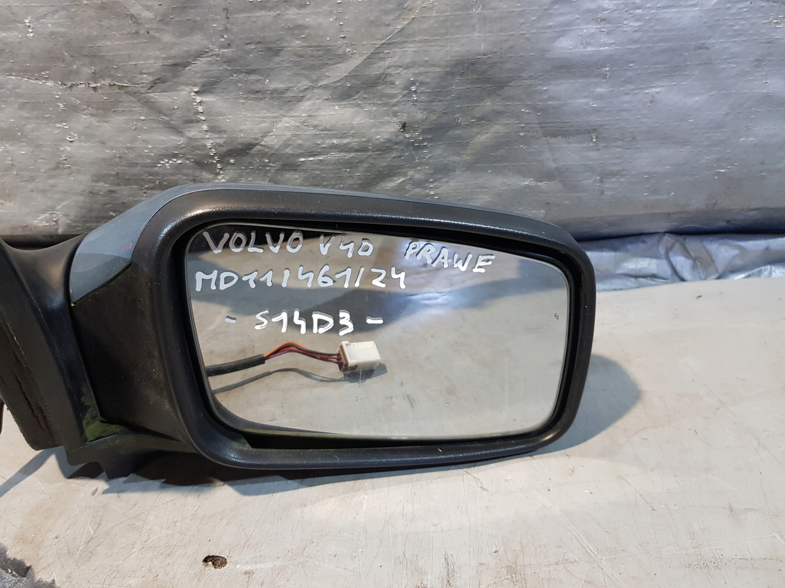 mirror exterior right 0117373 5PIN VOLVO V40