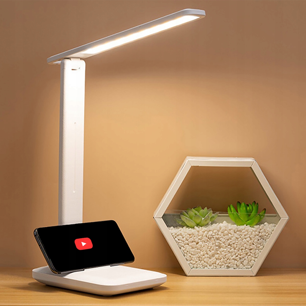 Lampka Biurkowa Nocna LED Szkolna na Biurko 8W CCT Stan opakowania oryginalne