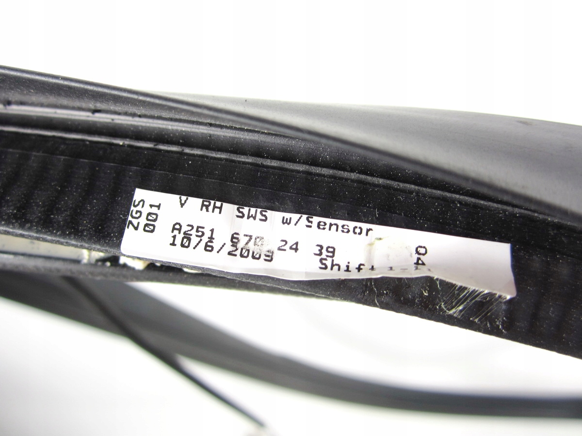 gasket sensor windows karoseryjnej right Mercedes W251 R-klasa