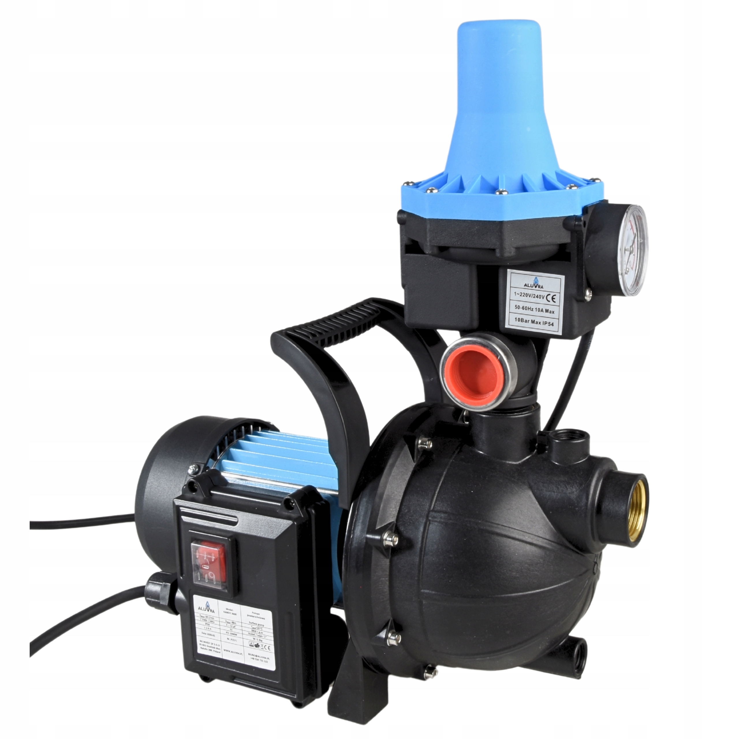 Výkonná Studniční Vodní Pumpa 1000 W 60 L/min S Automatickým Ovládáním