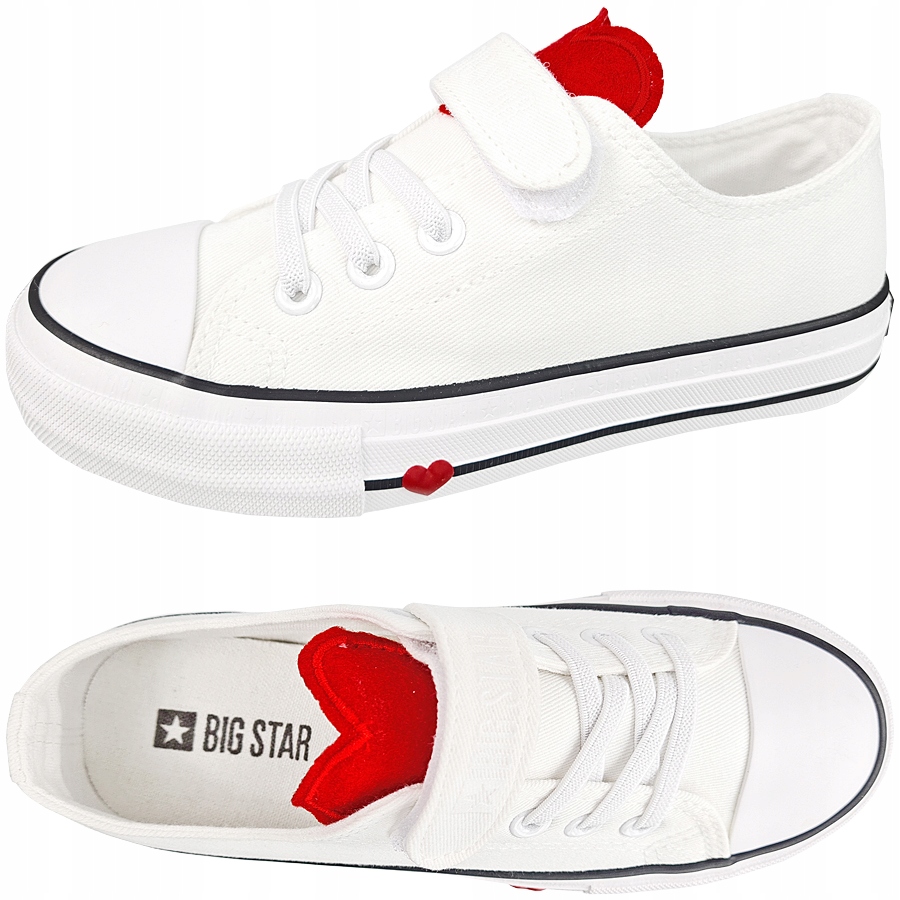 Детские кроссовки Big Star white shoes FF374055 28