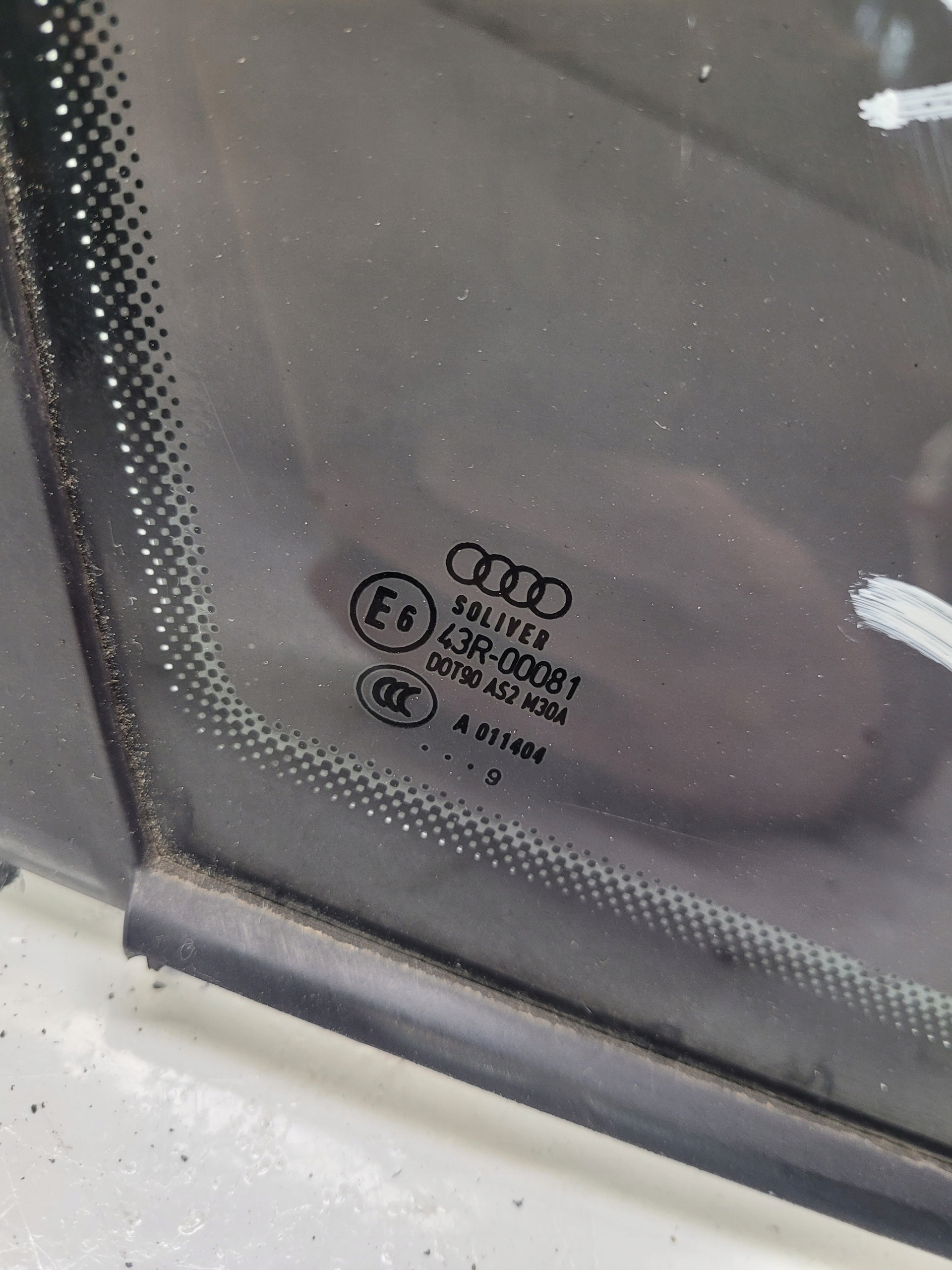 window bodywork left rear part AUDI A6 C6 4F5 2009R