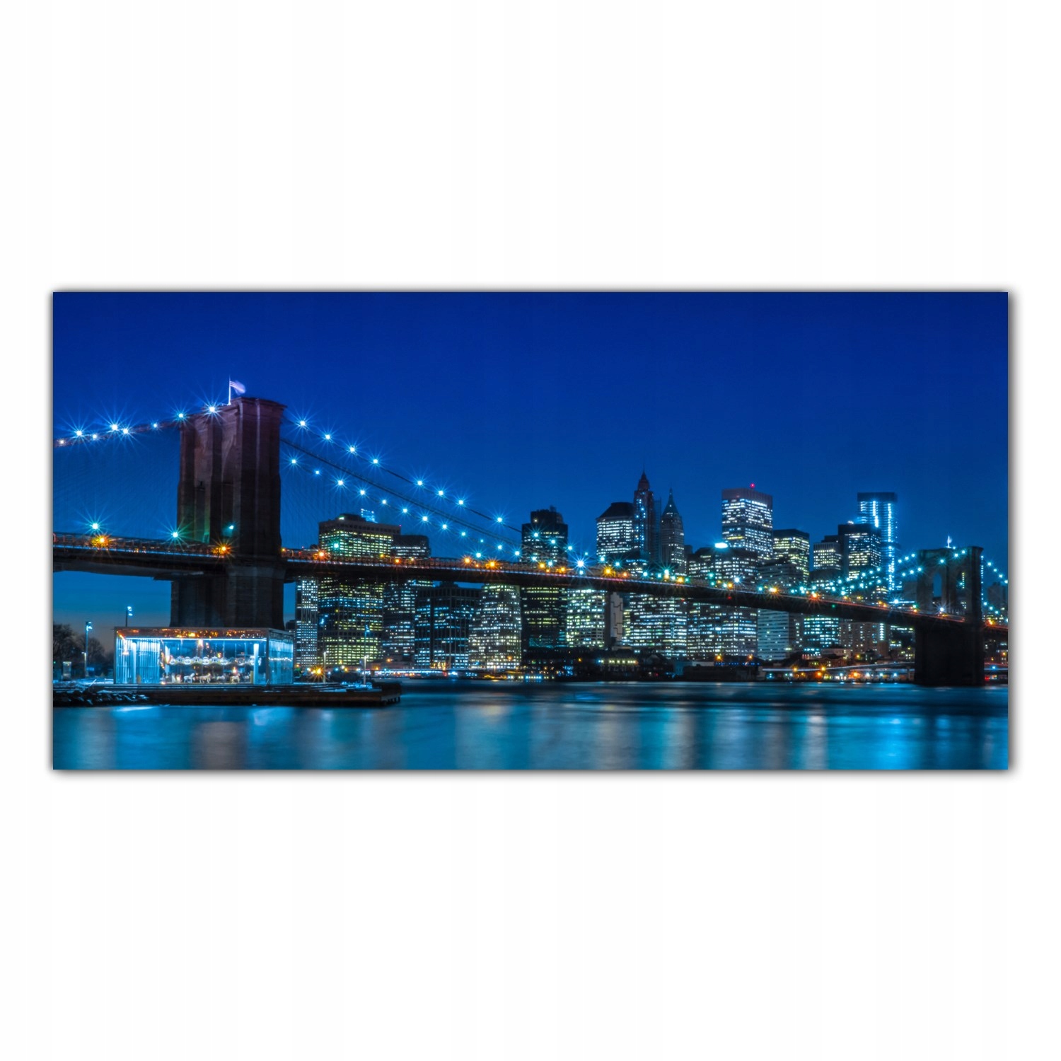 

Hartowany Obraz Szklany Brooklyn Most Nyc 120x60