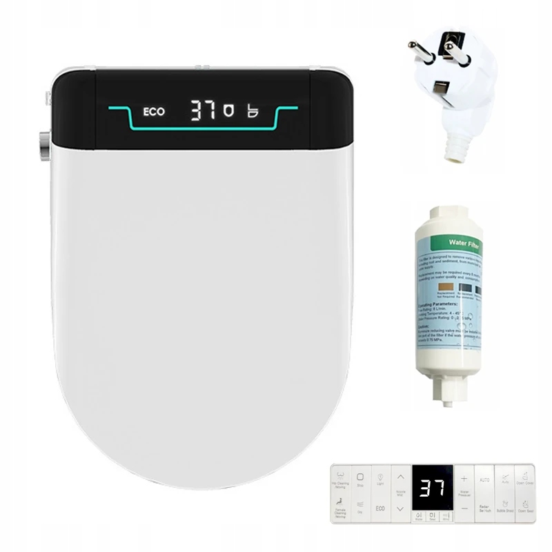 Inteligentní Bidetové Sedátko S Dálkovým Ovládáním A Automatickým Otevíráním