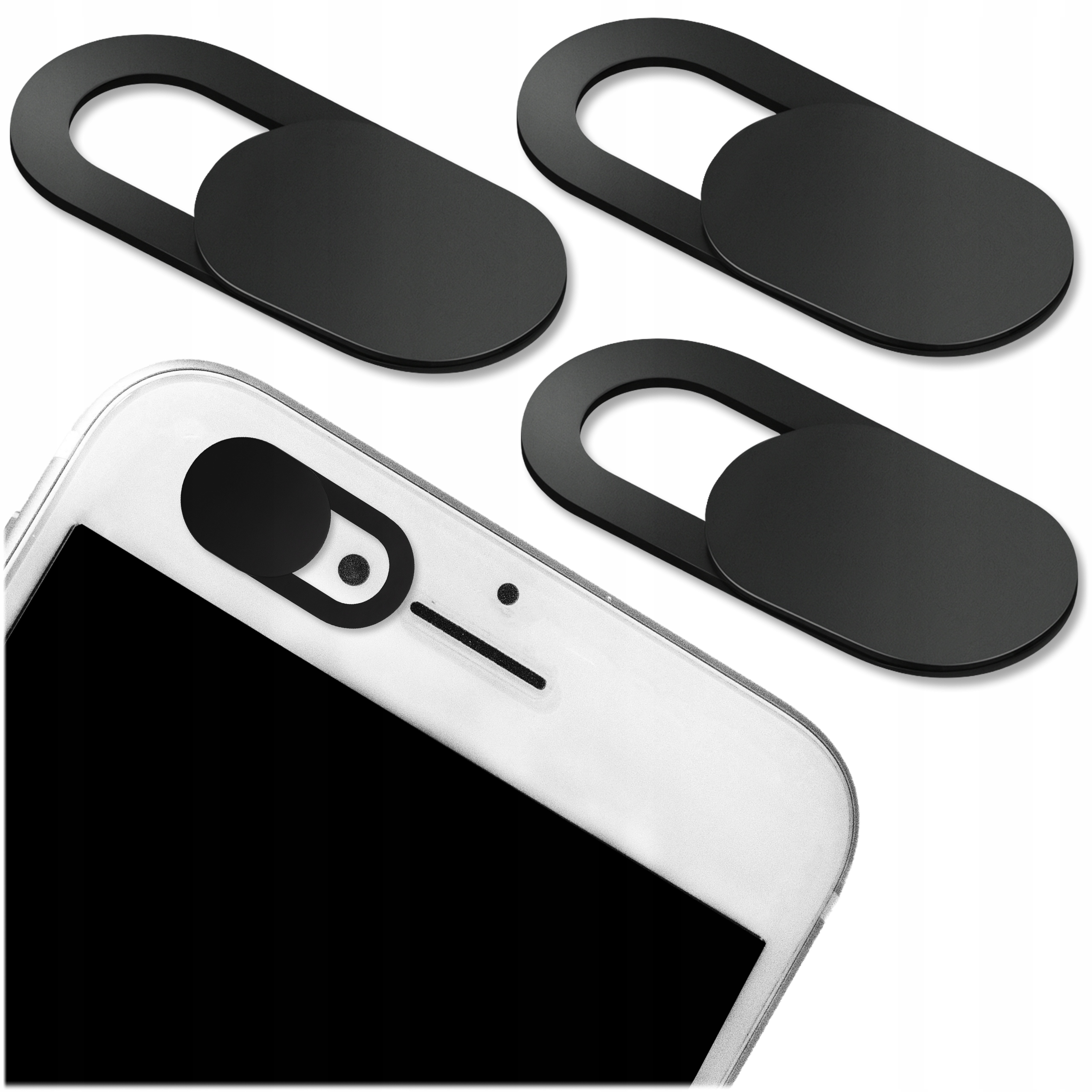 ZAŚLEPKA ZASŁONKA DO KAMERKI KAMERY TELEFONU LAPTOPA KOMPUTERA 3 SZT.