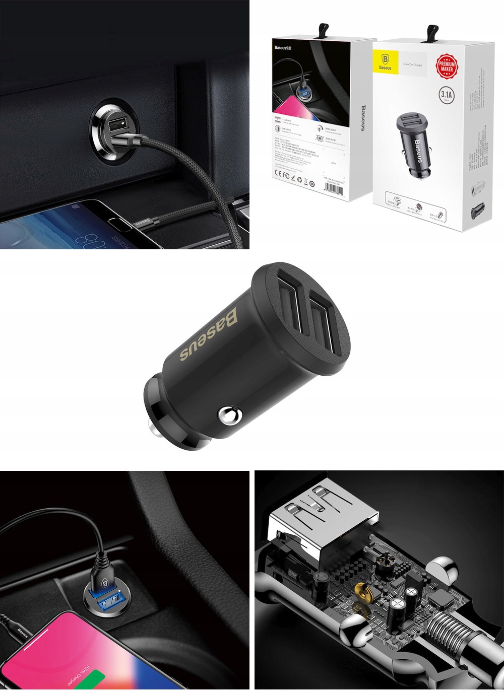 Ładowarka do telefonu Xiaomi Redmi 7 Prąd wyjściowy 3100 mA