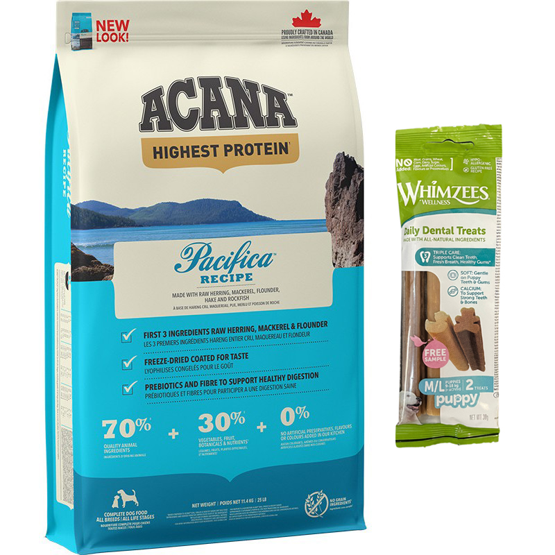 Acana Pacifica Dog 11,4kg śledź sardynki