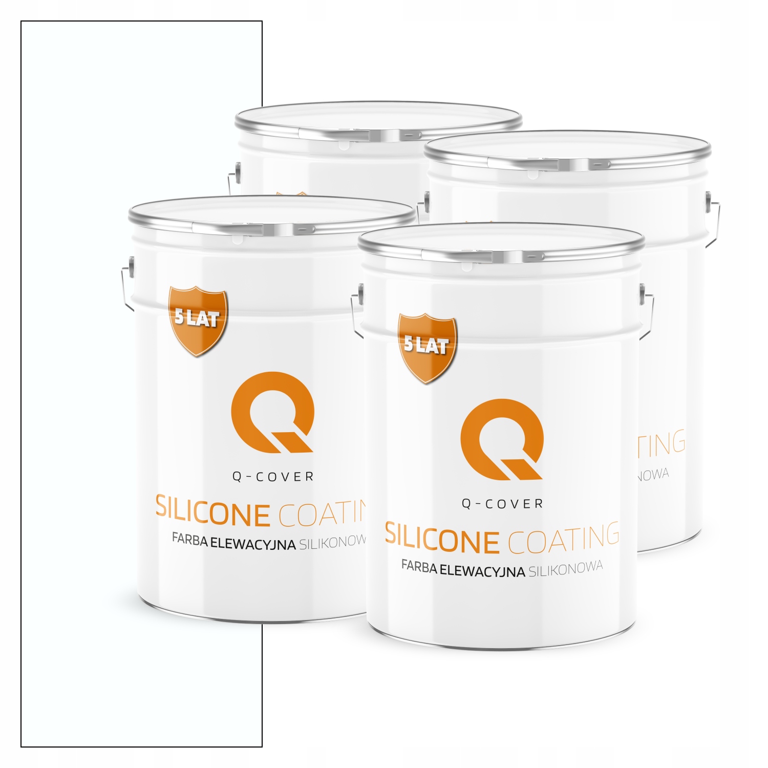 Fasádna farba Fasádová 10L Silikónová Uv Farba Biela Studená