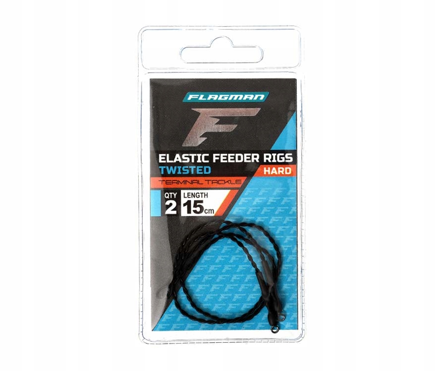 Flagman Elastic Twisted Feeder Rigs 15см Hard 2pcs