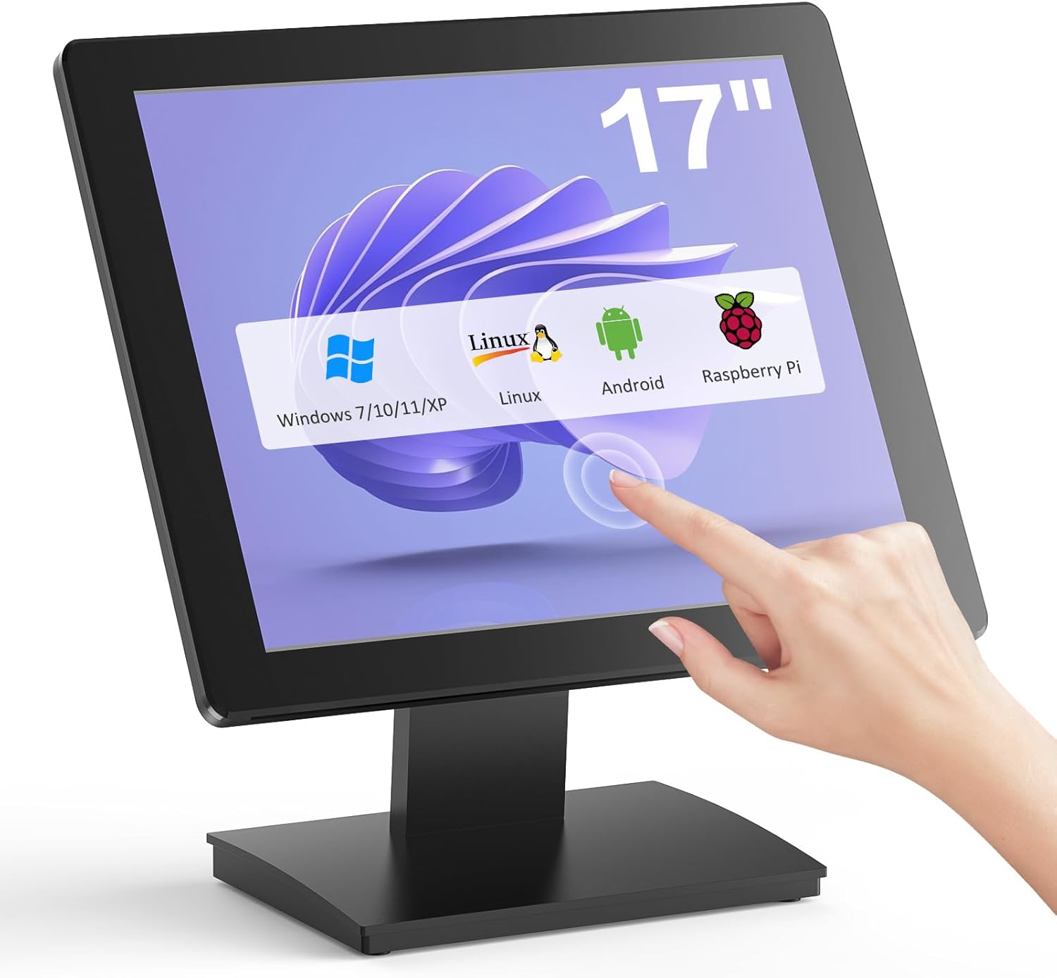 Dotykový monitor Pos 17 palcov Full Hd Hdmi Vga s kapacitným displejom