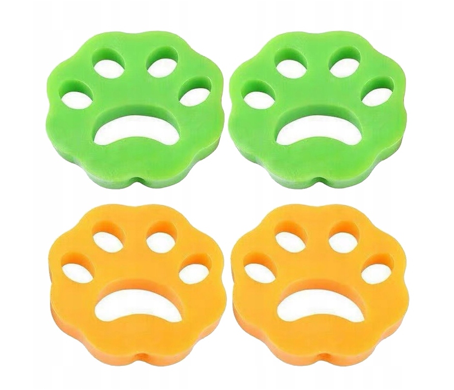 Krążek do usuwania sierści zwierząt w pralce 4 szt