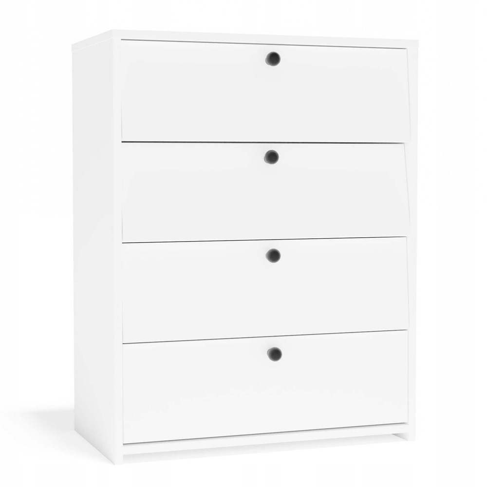 Skrinka Na Topánky Loka Biela 4 Výklopné Dvere 66 CM Do Predsiene Chodby