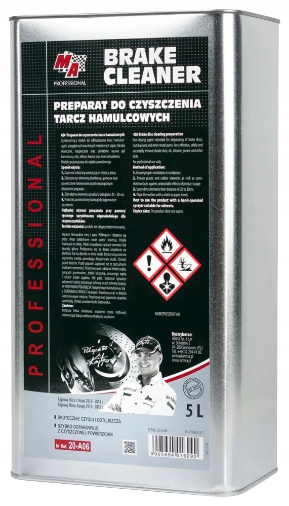 

Moje Auto 5L Zmywacz Do Hamulców Breake Cleaner