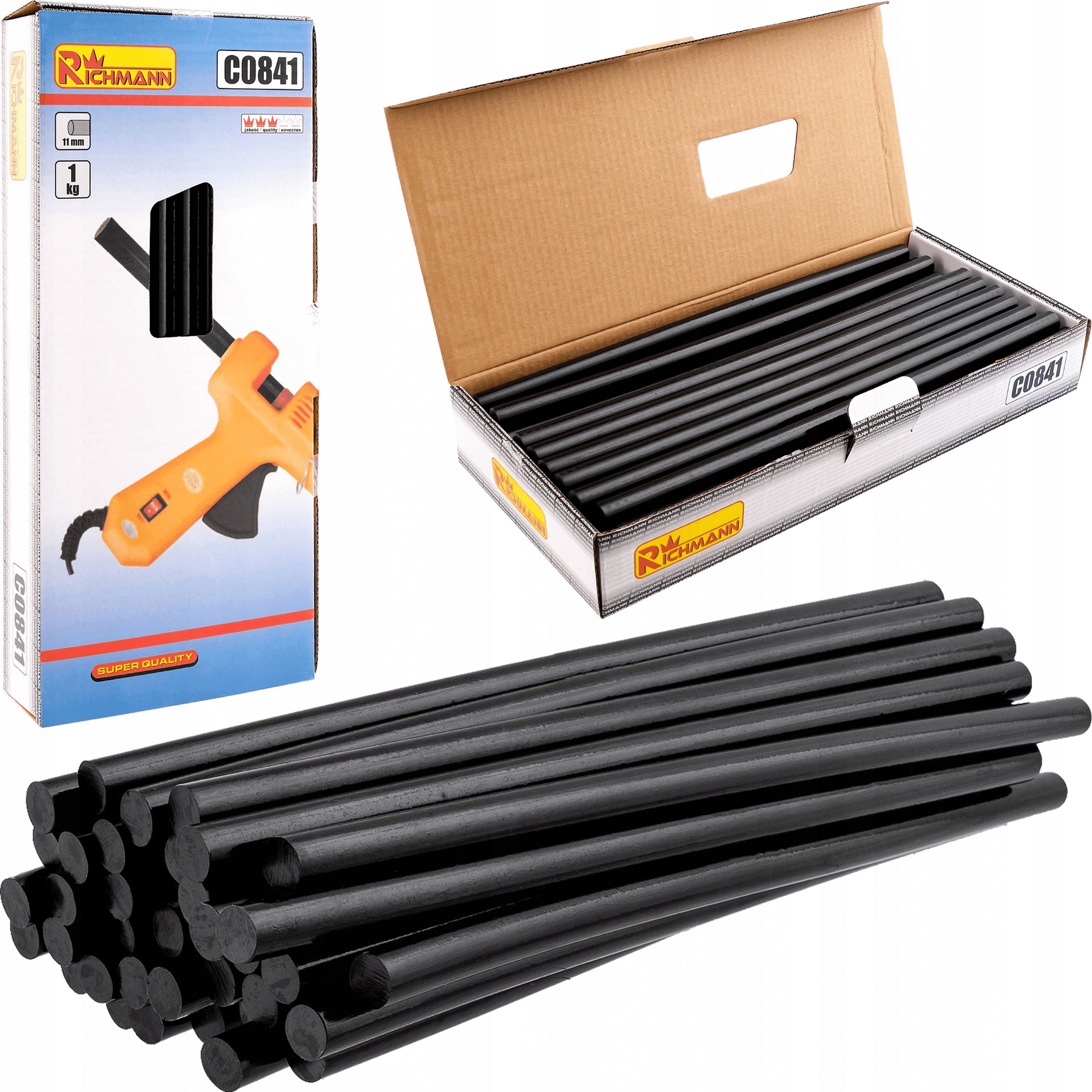 

Klej Termotopliwy Richmann C0841 11MM Czarny