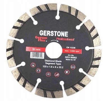 

Tarcza diament. segmentowa Gerstone 125 Germa Flex