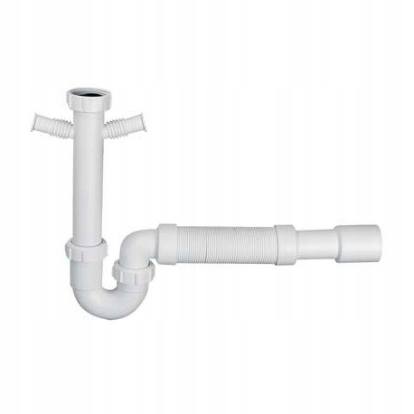 Syfon zlewozmywakowy rurowy 1 1/ 2"x50mm