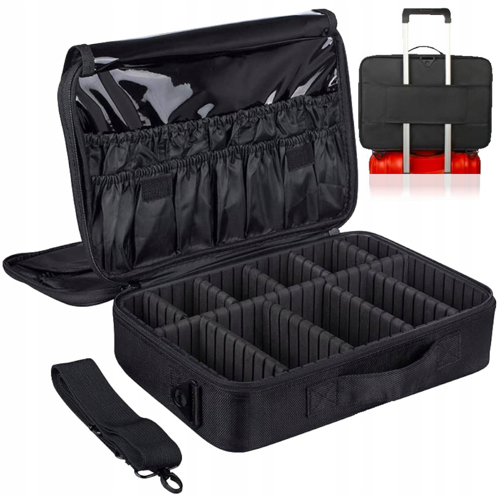 Organizer Kufřík Kosmetická Taška Na Kosmetiku Vyztužená, Prostorná, Velká