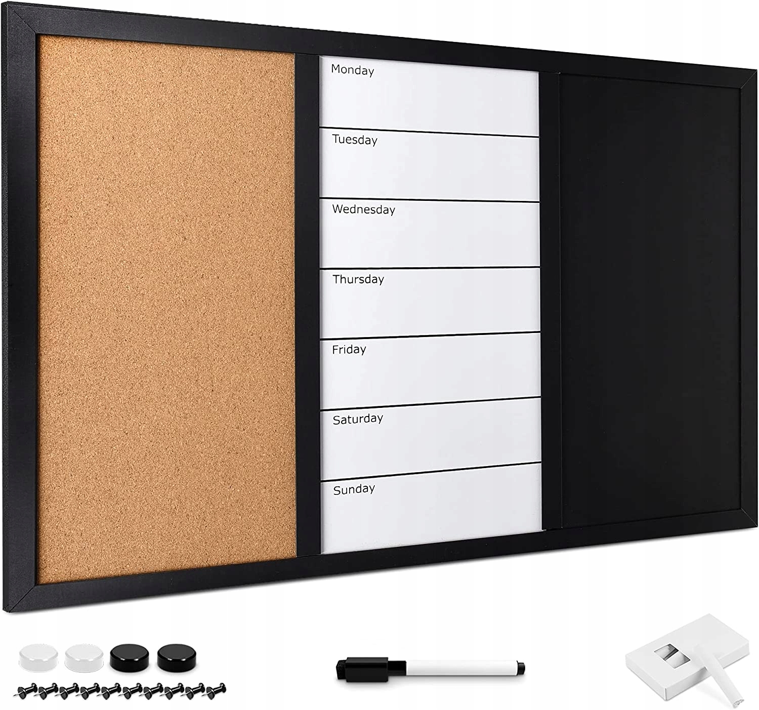 

Tablia Magnetyczna Kredowa Korkowa Organizer 70x50