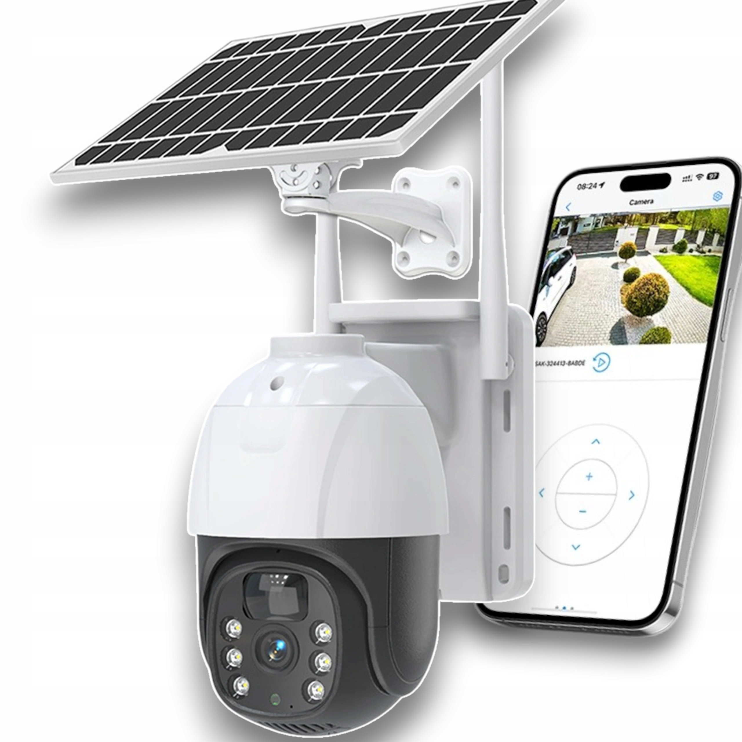 KAMERA OBROTOWA ZEWNĘTRZNA SOLARNA NA KARTĘ SIM 4G 3MPx