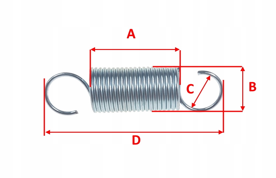 SPRĘŻYNA NAPĘDU KOSIARKI NAPINACZA GLEBOGRYZARKI Typ sprężyna