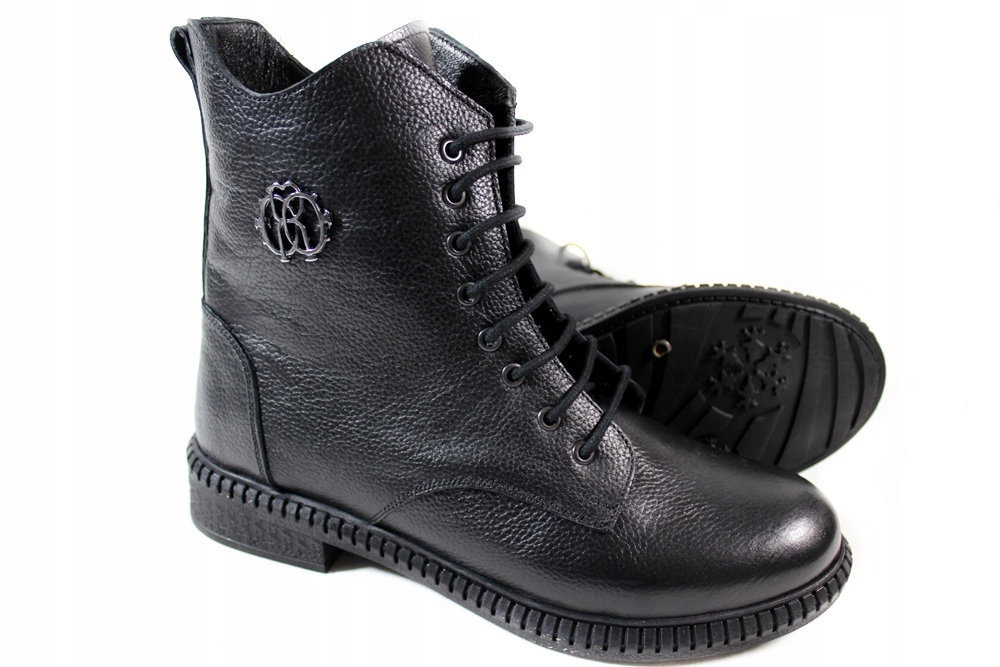 Botki T.Sokolski Z22-233 R.39 Skóra Czarne Lico Rozmiar 39