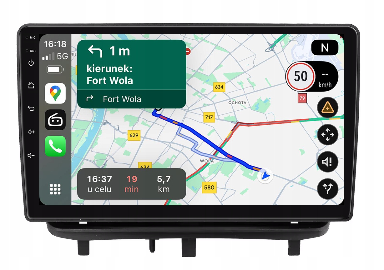 Opel Corsa D Rádio Navigace Android Apple Carplay Mapy 8GB/128GB Dsp