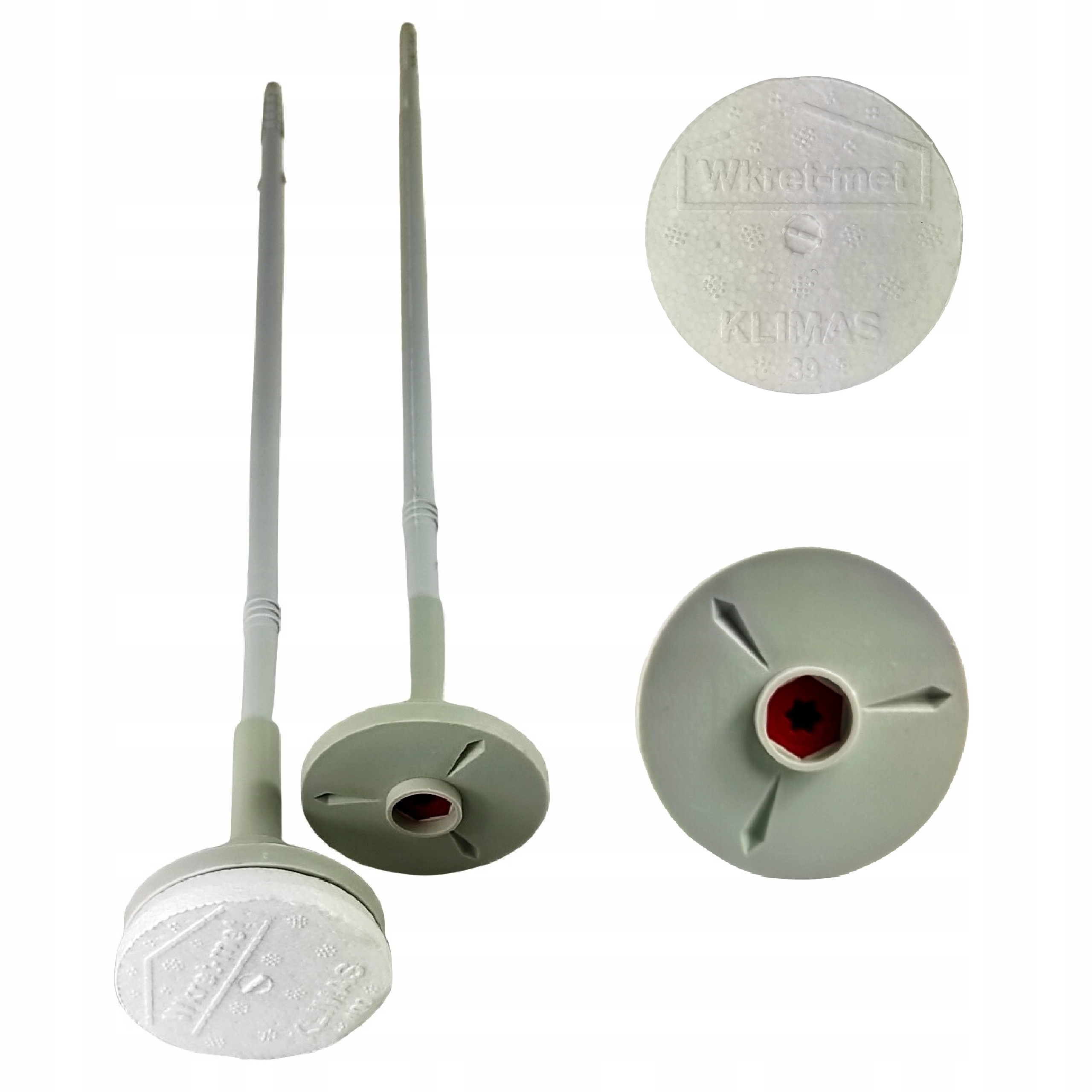 Łączniki do izolacji styropianu wkręcane EcoDrive 8x430mm Wkręt-Met 100 szt