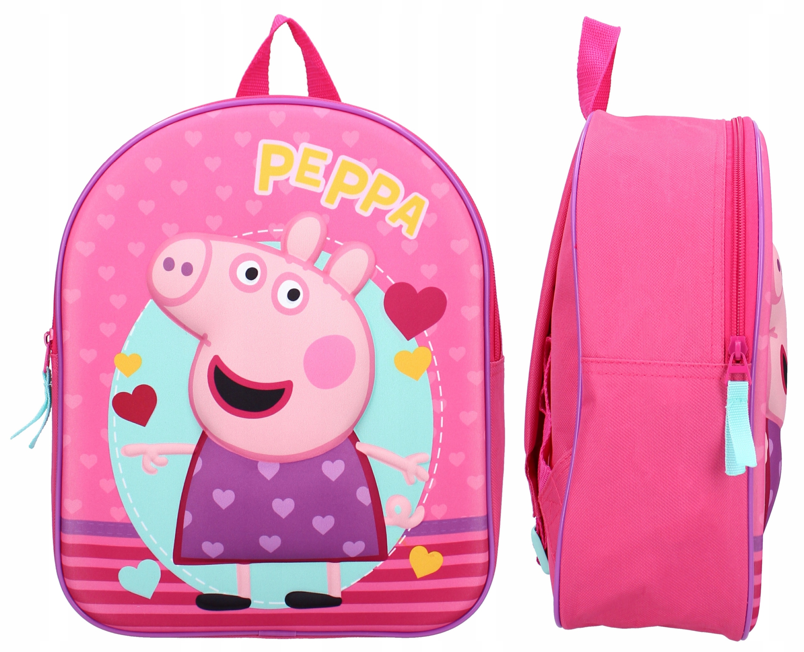 

Plecak Wypukły 3D Szkoły Przedszkola Świnka Peppa
